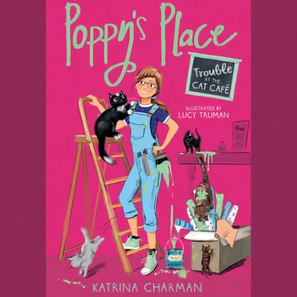 Cover of Trouble at the Cat Café