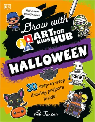 Cover of Draw with Art for Kids Hub Halloween