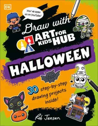 Cover of Draw with Art for Kids Hub Halloween