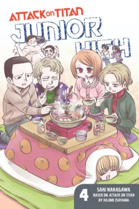 Cover of Attack on Titan: Junior High 4