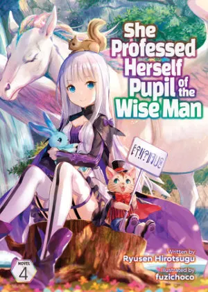 Cover of She Professed Herself Pupil of the Wise Man (Light Novel) Vol. 4