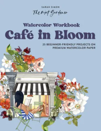 Cover of Watercolor Workbook: Café in Bloom
