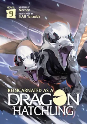 Cover of Reincarnated as a Dragon Hatchling (Light Novel) Vol. 9