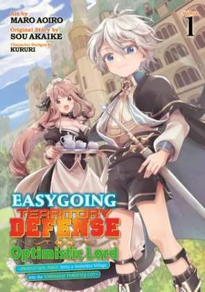 Cover of Easygoing Territory Defense by the Optimistic Lord: Production Magic Turns a Nameless Village into the Strongest Fortified City (Manga) Vol. 1