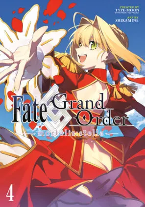 Cover of Fate/Grand Order -mortalis:stella- 4 (Manga)