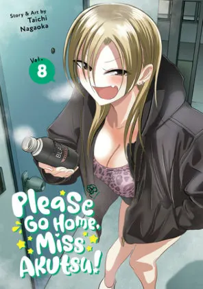 Cover of Please Go Home, Miss Akutsu! Vol. 8