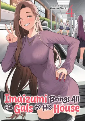 Cover of Imaizumi Brings All the Gals to His House Vol. 4