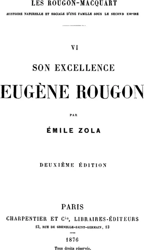 Cover of Son Excellence Eugène Rougon