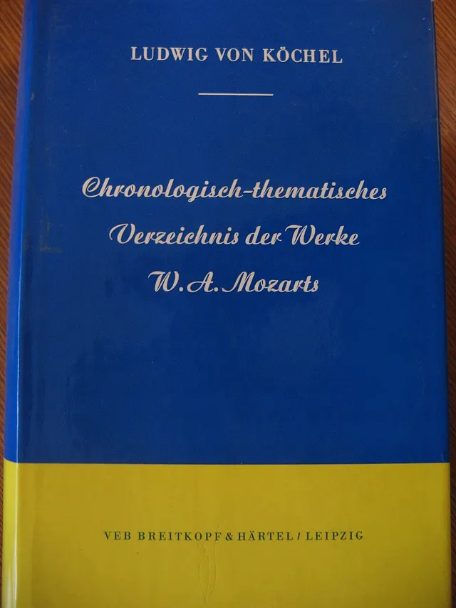 Cover of Köchel catalogue