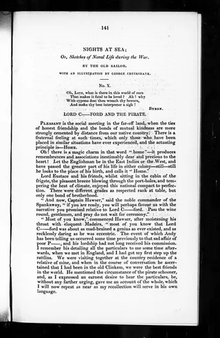 Cover of Lord C--ford and the Pirate