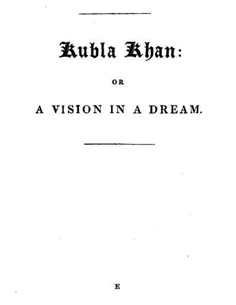Cover of Kubla Khan