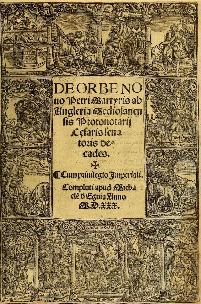 Cover of De Orbe Novo Decades