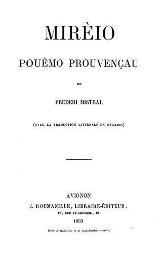 Cover of Mireio