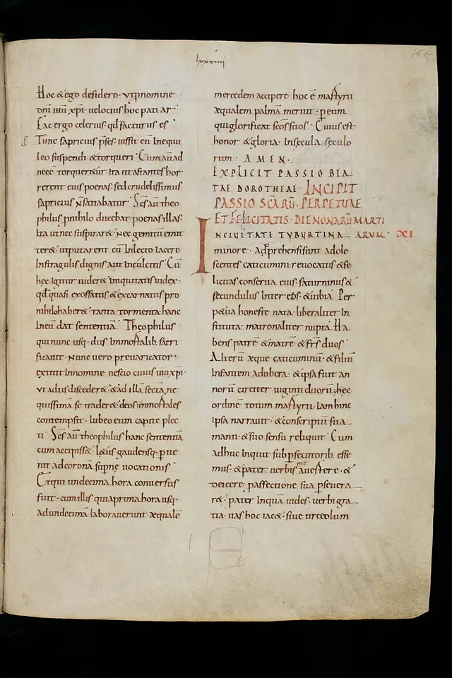 Cover of Passion of Saints Perpetua and Felicity