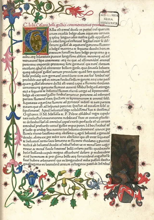 Cover of De Bello Gallico