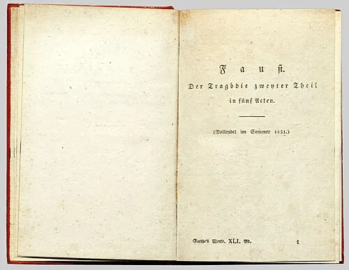 Cover of Faust, Part Two