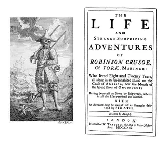 Cover of The Life and Strange Surprizing Adventures of Robinson Crusoe, of York, Mariner: Who lived Eight and Twenty Years, all alone in an un-inhabited Island on the Coast of America, near the Mouth of the Great River of Oroonoque; Having been cast on Shore by Shipwreck, wherein all the Men perished but himself. With An Account how he was at last as strangely deliver'd by Pyrates. Written by Himself...