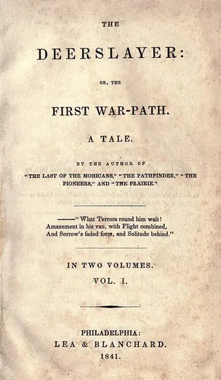 Cover of The Deerslayer: or, The First War‐Path.