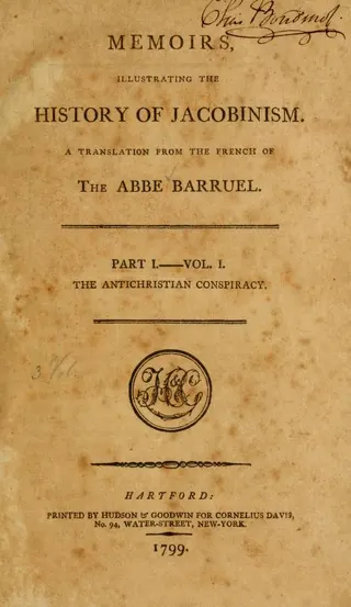 Cover of Memoirs illustrating the history of Jacobinism