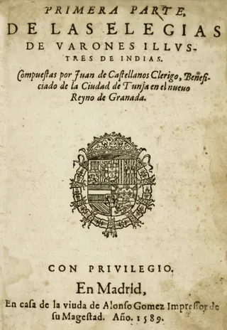 Cover of Elegías de varones ilustres de Indias