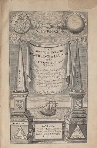 Cover of The Advancement of Learning