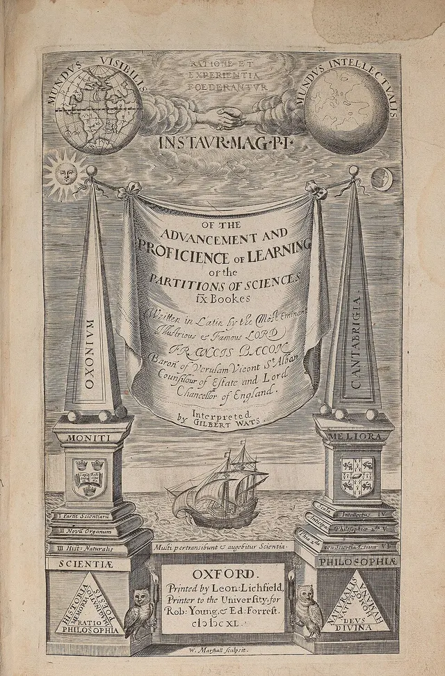 Cover of The Advancement of Learning