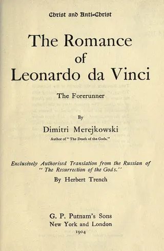 Cover of The Romance of Leonardo da Vinci