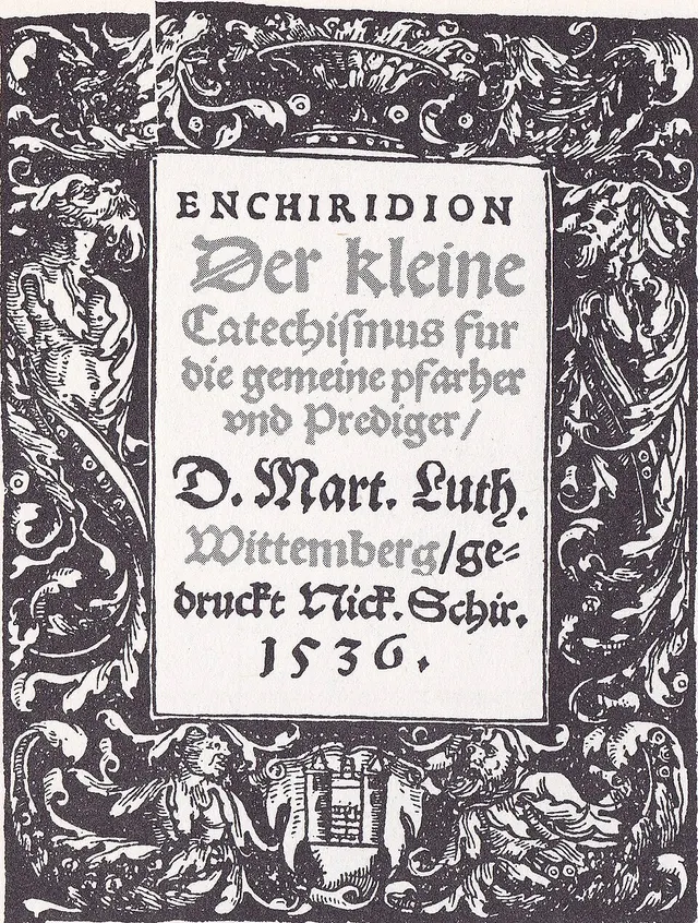 Cover of Luther's Small Catechism