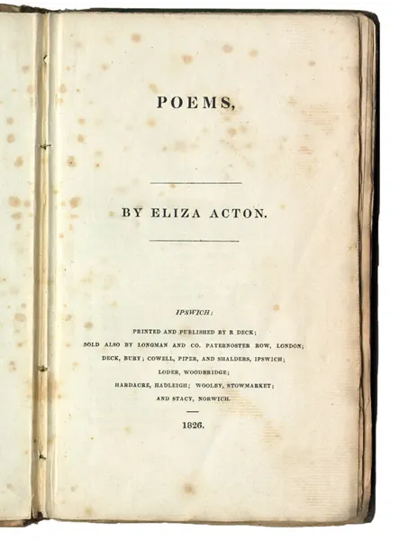 Photo of Eliza Acton