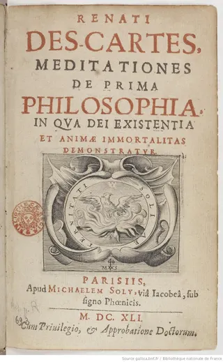 Cover of Meditations Metaphysiques