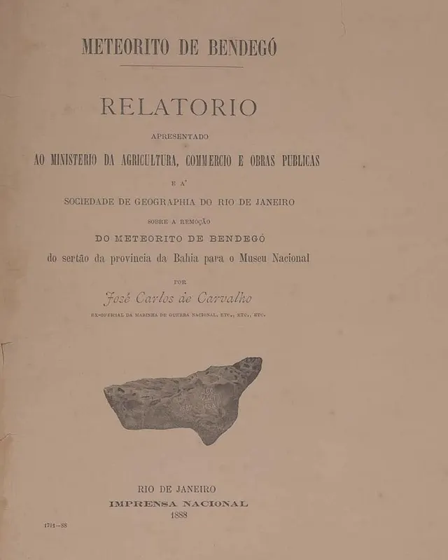 Cover of Meteorito de Bendegó