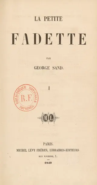 Cover of La petite Fadette