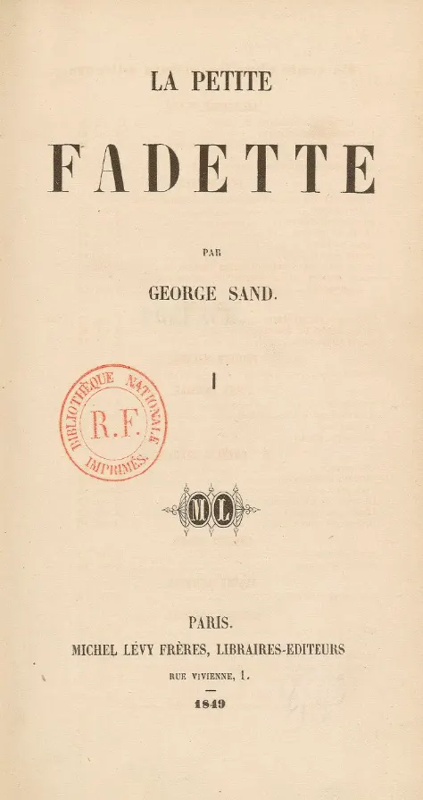 Cover of La petite Fadette
