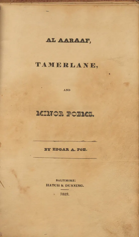 Cover of Al Aaraaf