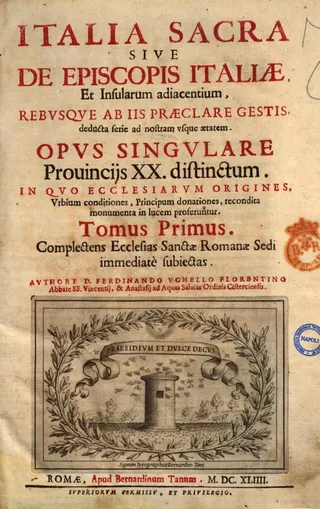 Cover of Italia sacra