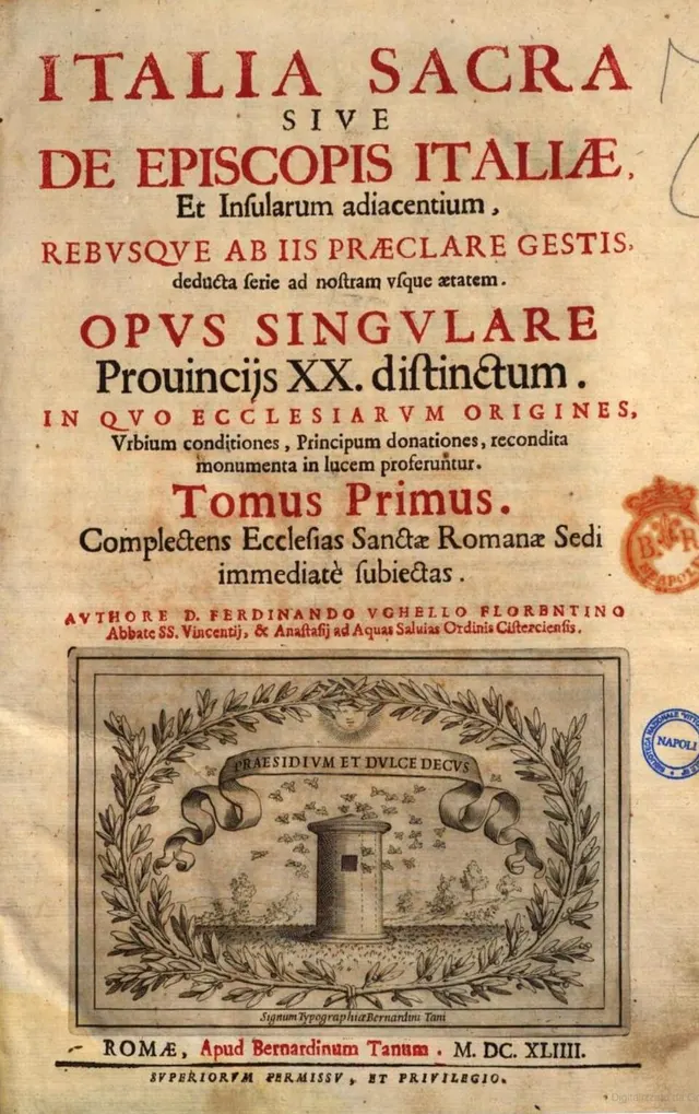 Cover of Italia sacra