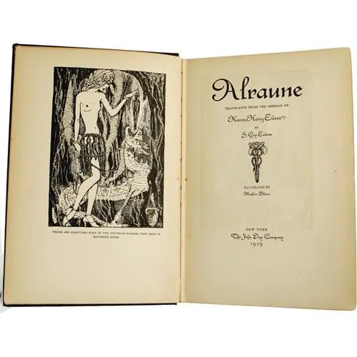 Cover of Alraune. Die Geschichte eines lebendigen Wesens