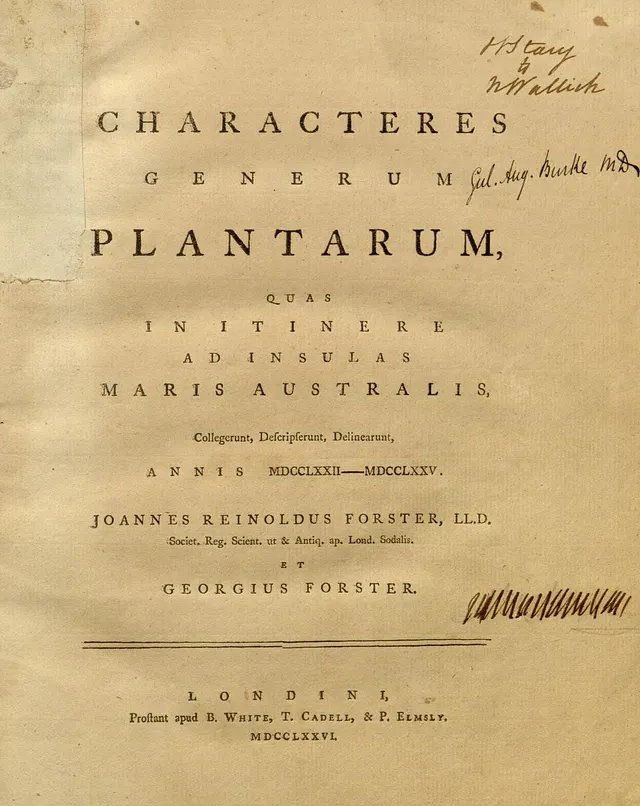 Cover of Characteres generum plantarum