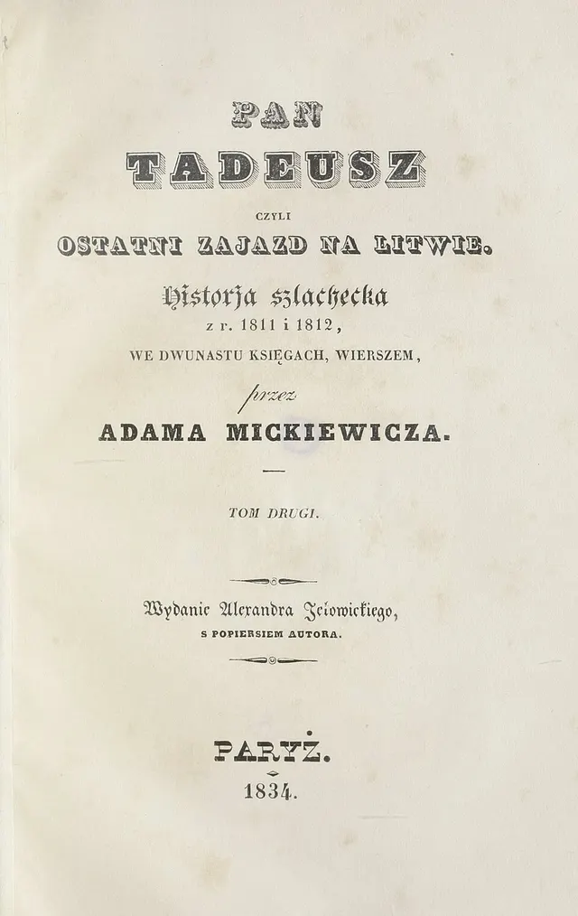 Cover of Pan Tadeusz