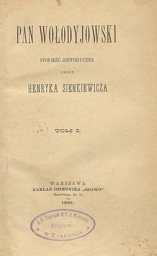 Cover of Pan Wołodyjowski