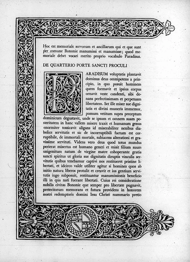 Cover of Liber Paradisus