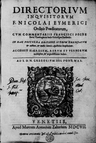 Cover of Directorium inquisitorum