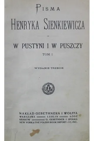 Cover of In Desert and Wilderness