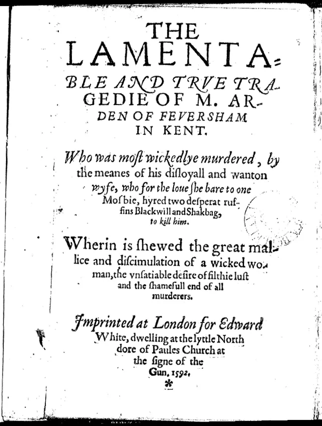 Cover of Arden of Faversham