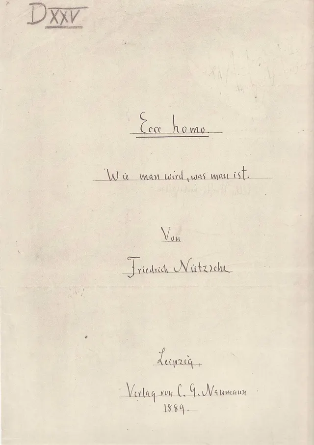Cover of Ecce Homo