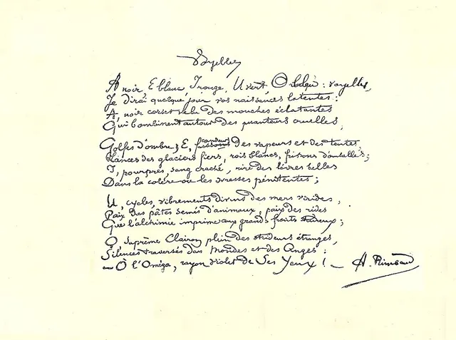 Cover of Voyelles