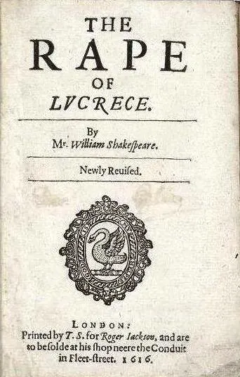 Cover of The Rape of Lucrece