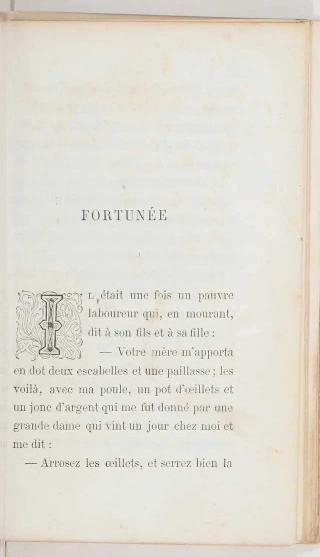 Cover of Fortunée