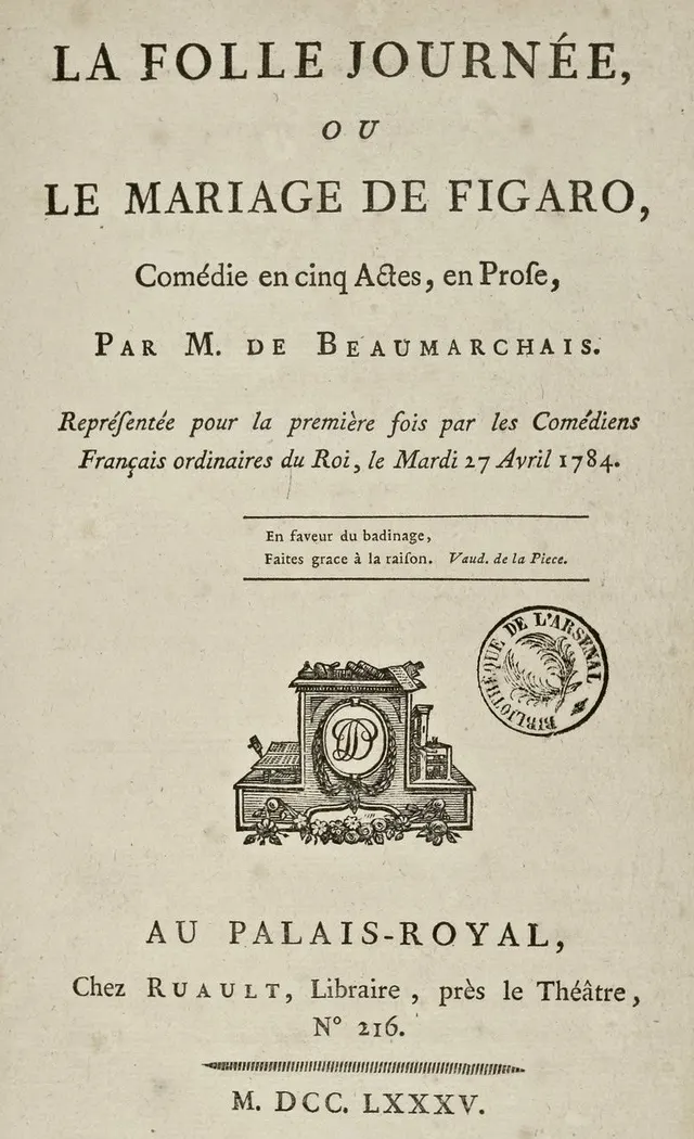 Cover of The Marriage of Figaro