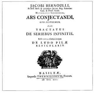 Cover of Ars Conjectandi